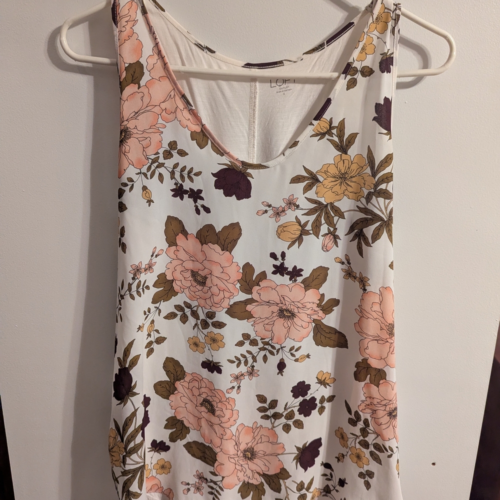 Floral Sleeveless Top